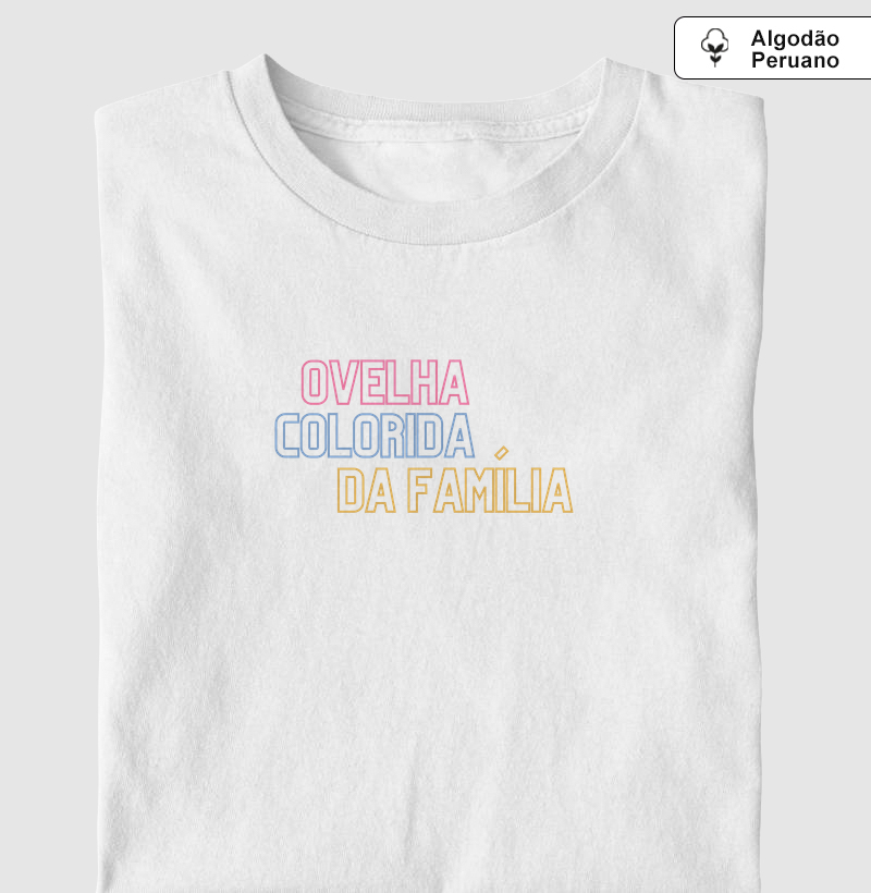 ovelha colorida da família