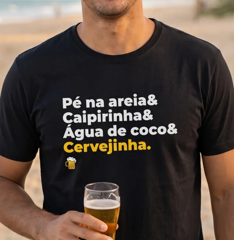Pé na areia, Caipirinha, Água de coco & Cervejinha