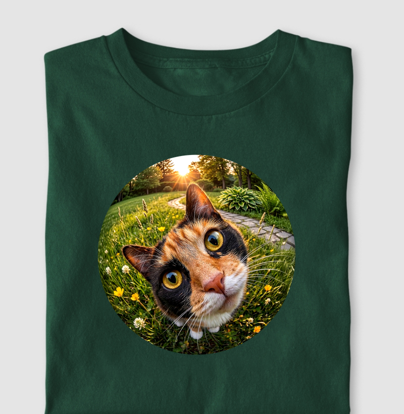 Gato Tricolor de Olho em Você