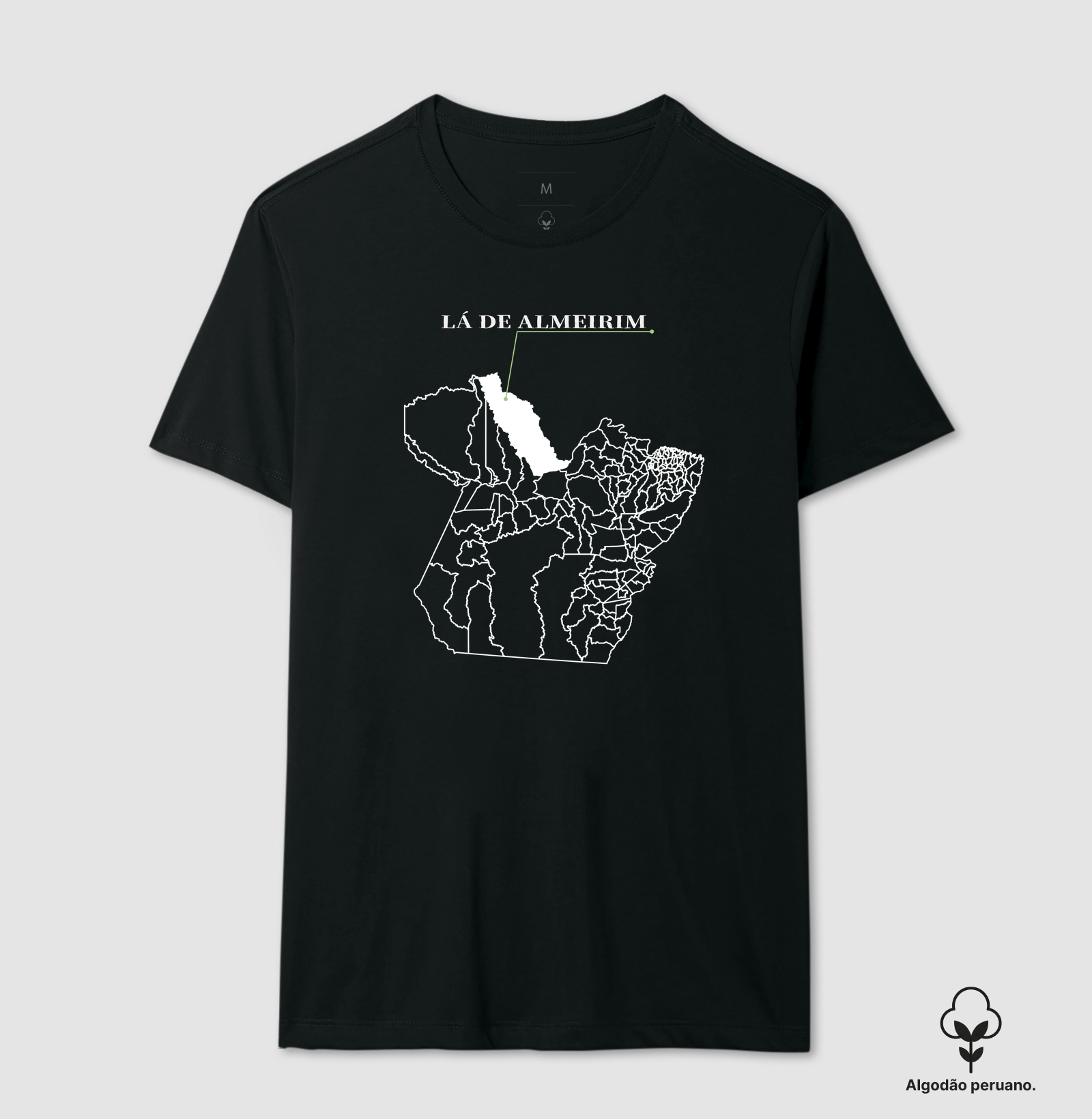 Almeirim | Origem PA - Camiseta Algodão Peruano