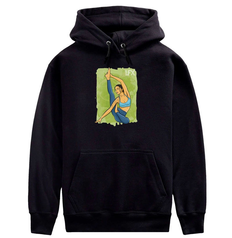 Mulher fazendo Parivrtta Surya Yantrasana V01