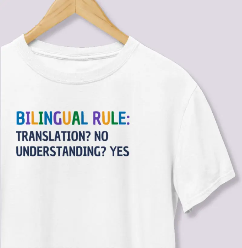 Camiseta | Bilingual Rule