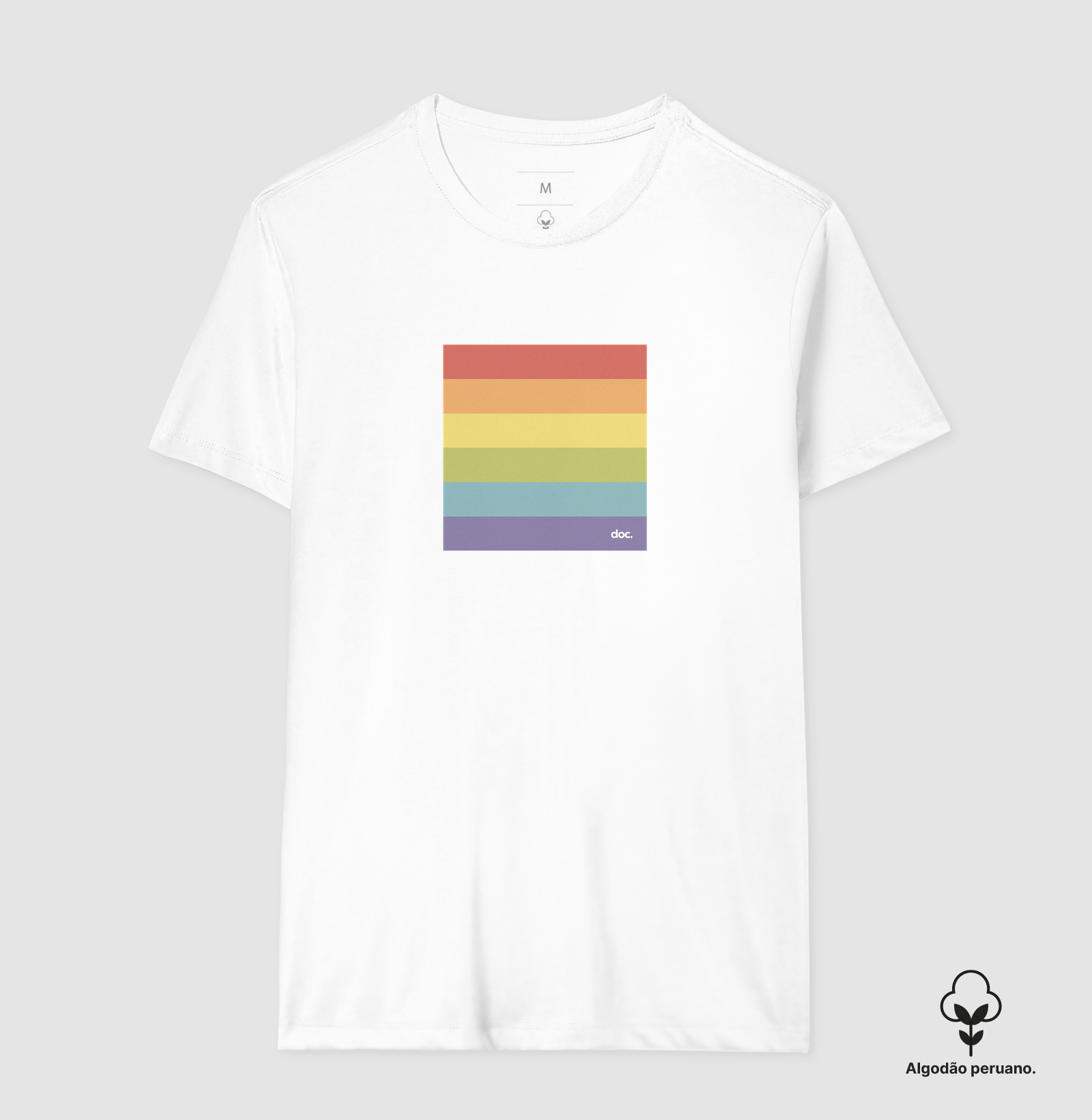 Orgulho Lésbico – Bandeira Lésbica - Documentadas - Camiseta Algodão Peruano