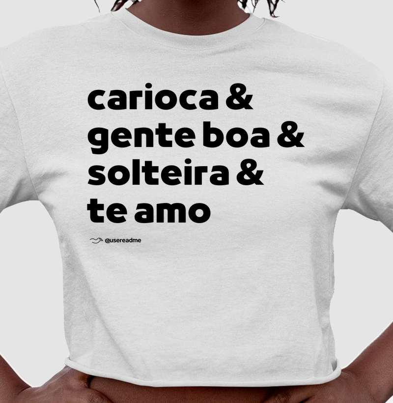 Cropped Carioca pra casar