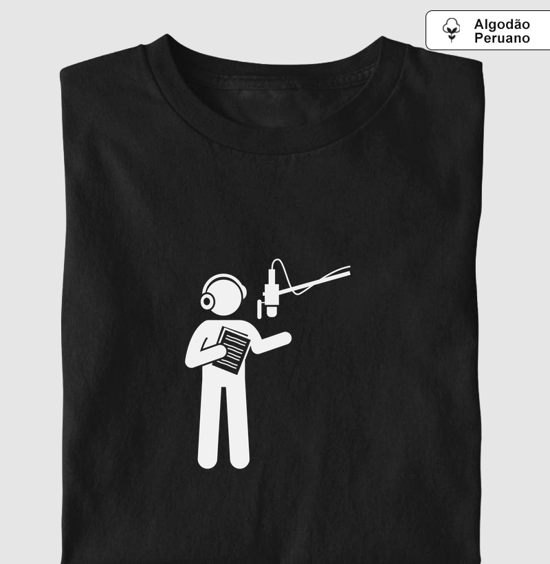 CANTOR ESTÚDIO - Camiseta Algodão Peruano