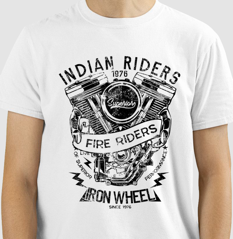 Camiseta Vintahe Indian Riders