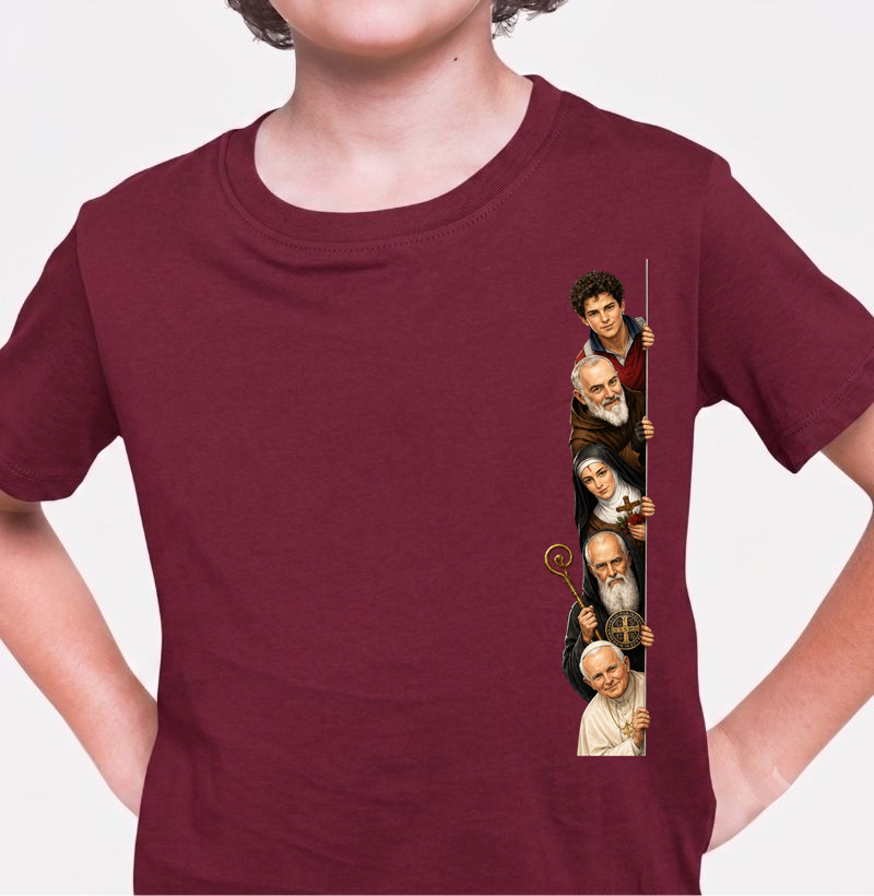 Camiseta Infantil Santos Amigos