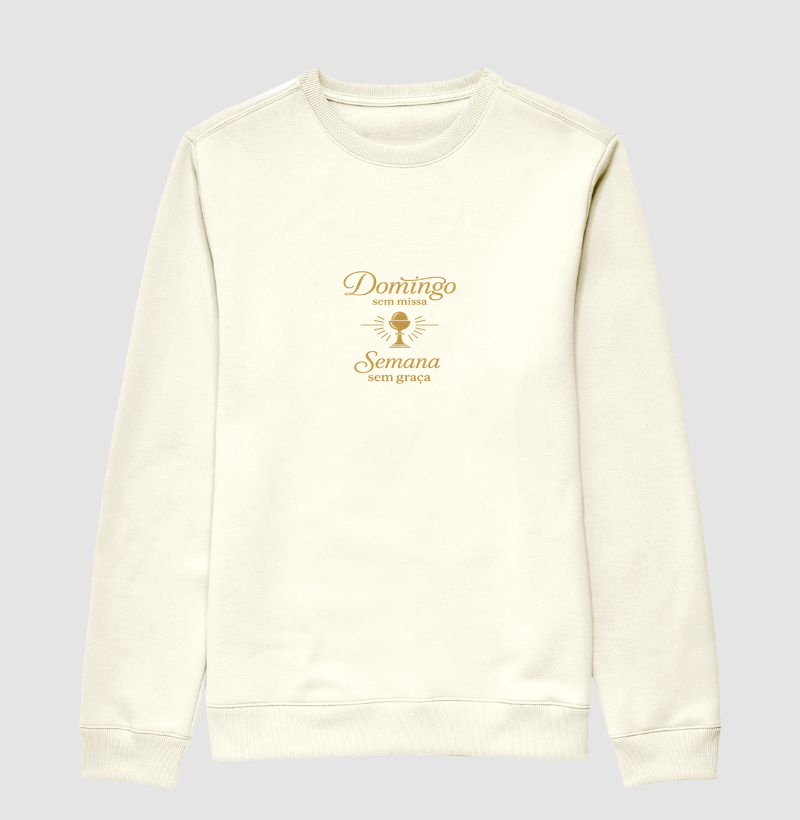 Suéter Domingo sem missa… semana sem graça