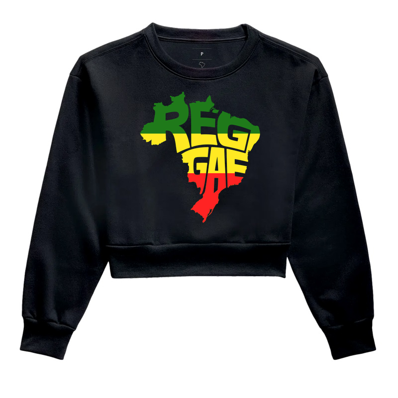 Brasil Roots - Cropped Moletom