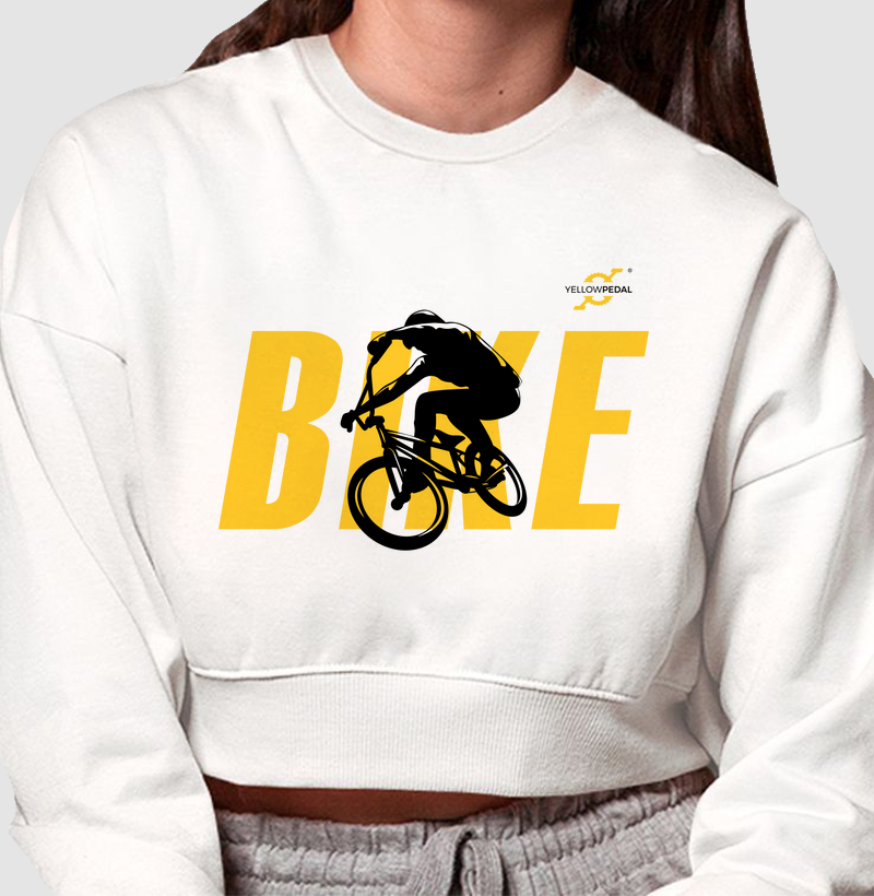 MOLETOM CROPPED YELLOWPEDAL BIKE YP