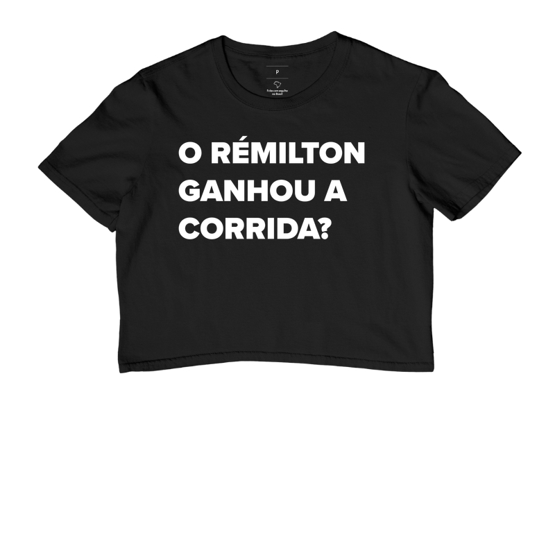 O Hamilton ganhou a corrida?