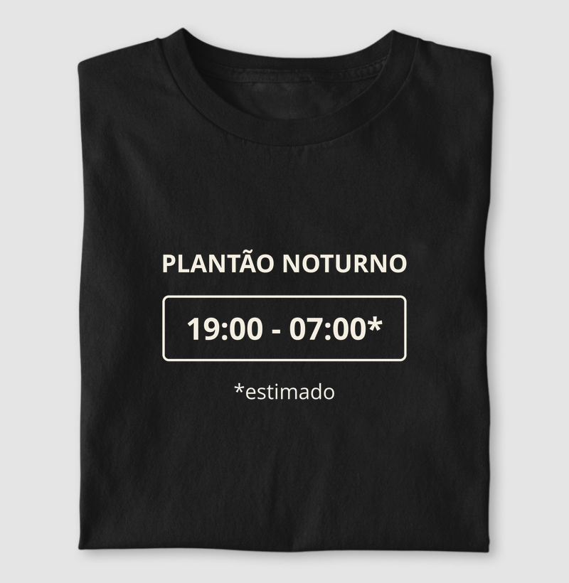 Plantão noturno teoricamente offwhite