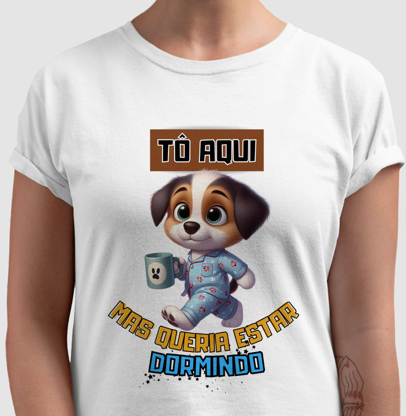 Cachorrinho - Tô aqui, mas queria estar dormindo