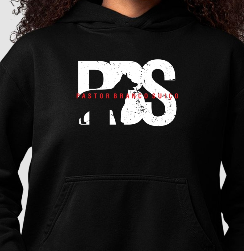 Hoodie Moletom Pastor Branco Suiço Sigla