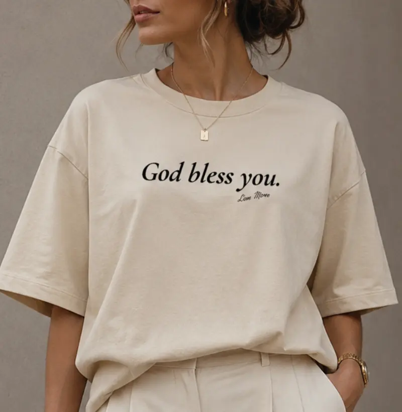 God bless you Oversized