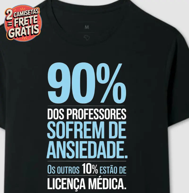 90% dos professores sofrem de ansiedade