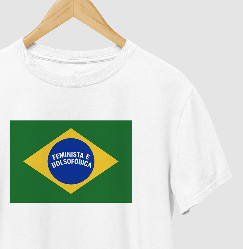 Feminista e bolsofóbica bandeira