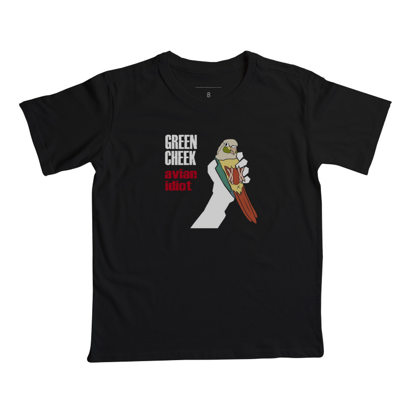 GREEN CHEEK - AVIAN IDIOT