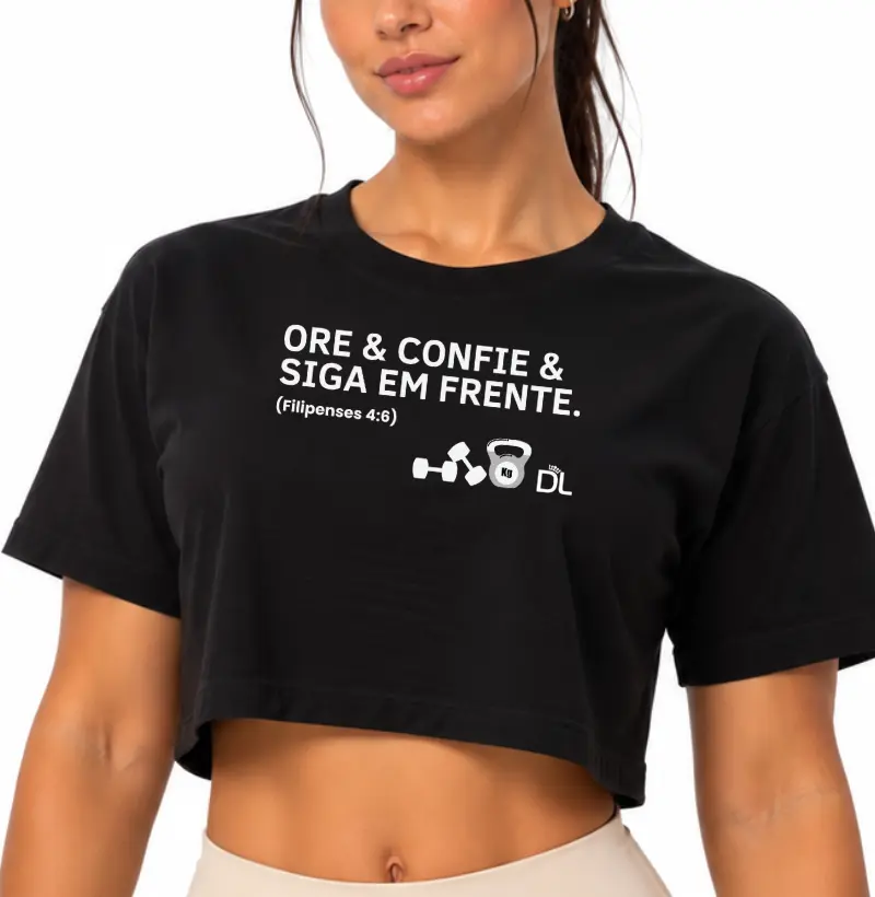 Ore e confie e siga em frente - Cropped