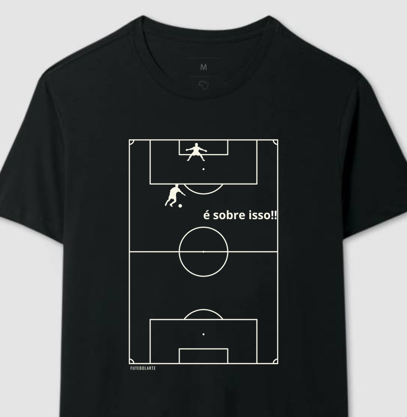 È Sobre Isso, camiseta campo