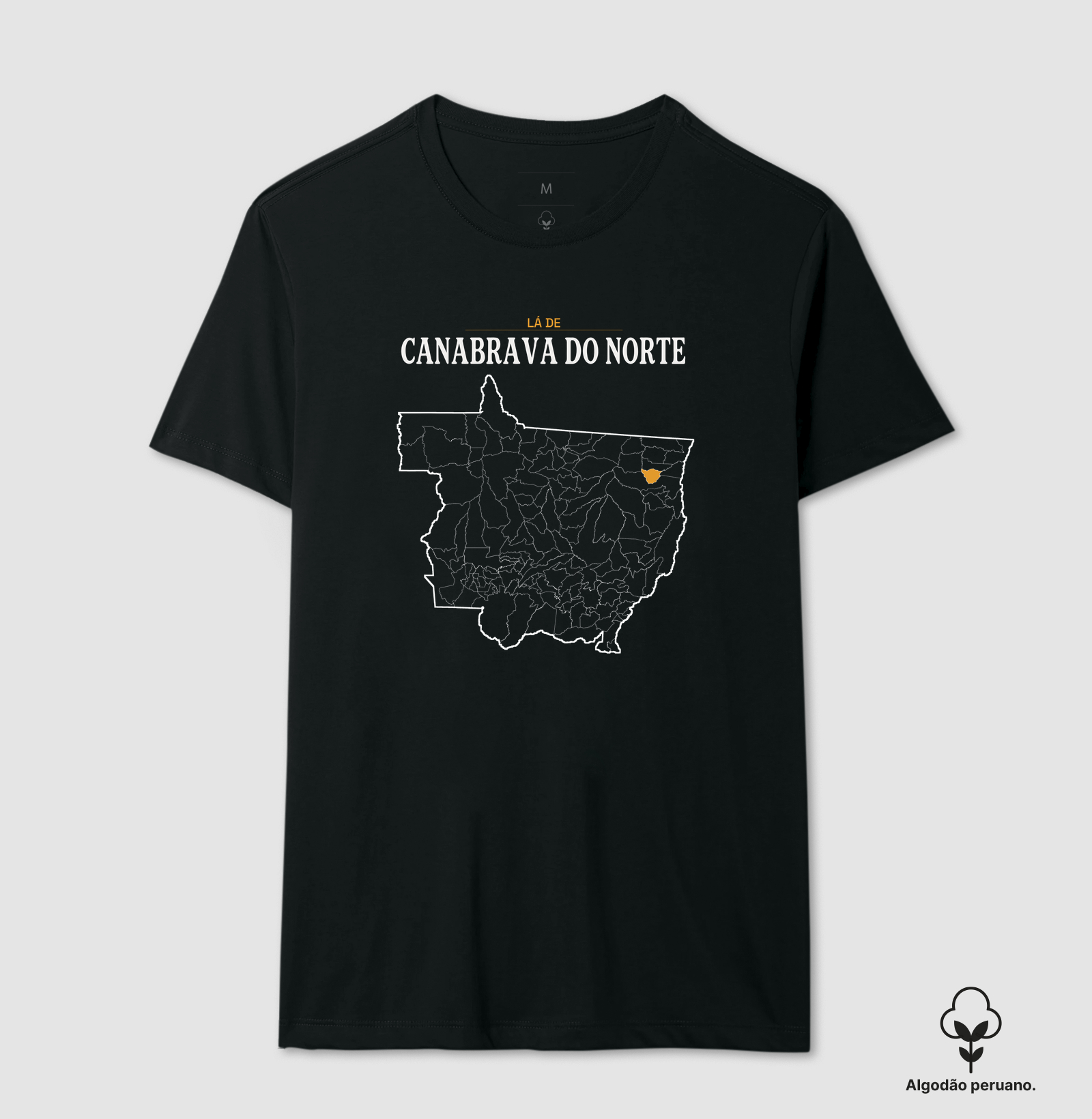 Canabrava do Norte | Território MT - Camiseta Algodão Peruano
