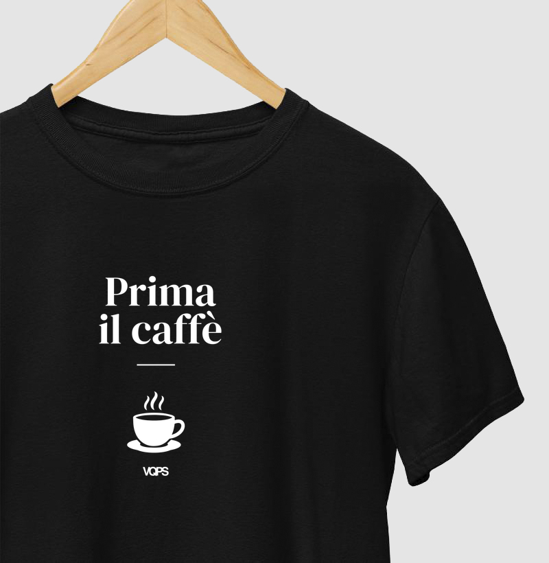 "Primeiro o café"