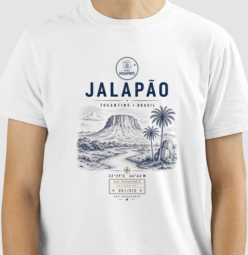 Camiseta Jalapão | Coleção 001 • 001/010 | Use Passaporte