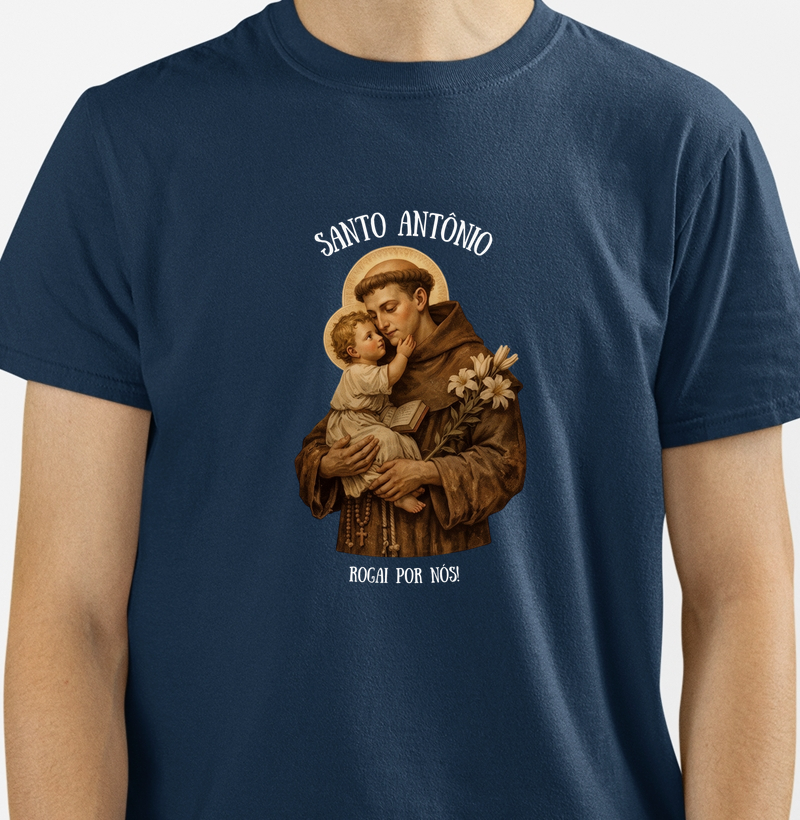Camiseta Santo Antônio Rogai Por Nós
