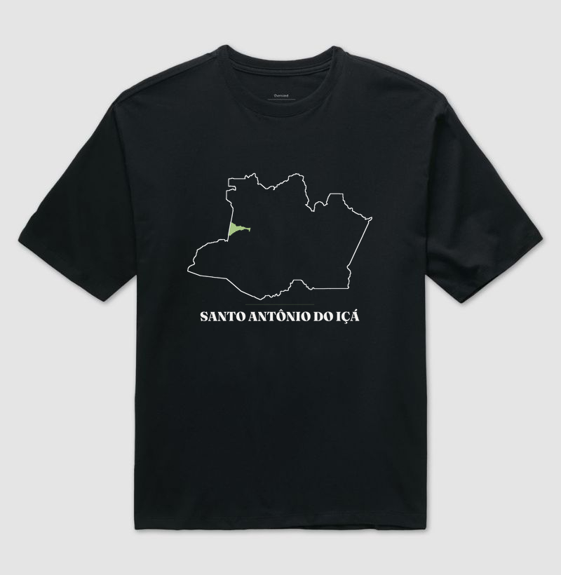 Santo Antônio do Içá | Traço AM - Camiseta Oversized
