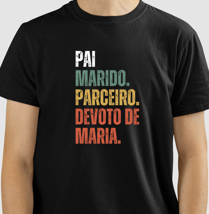 Pai, marido, parceiro, devoto de Maria