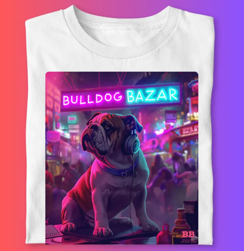 Camiseta Bulldog Ingles "Dj Patada Sonora IV"