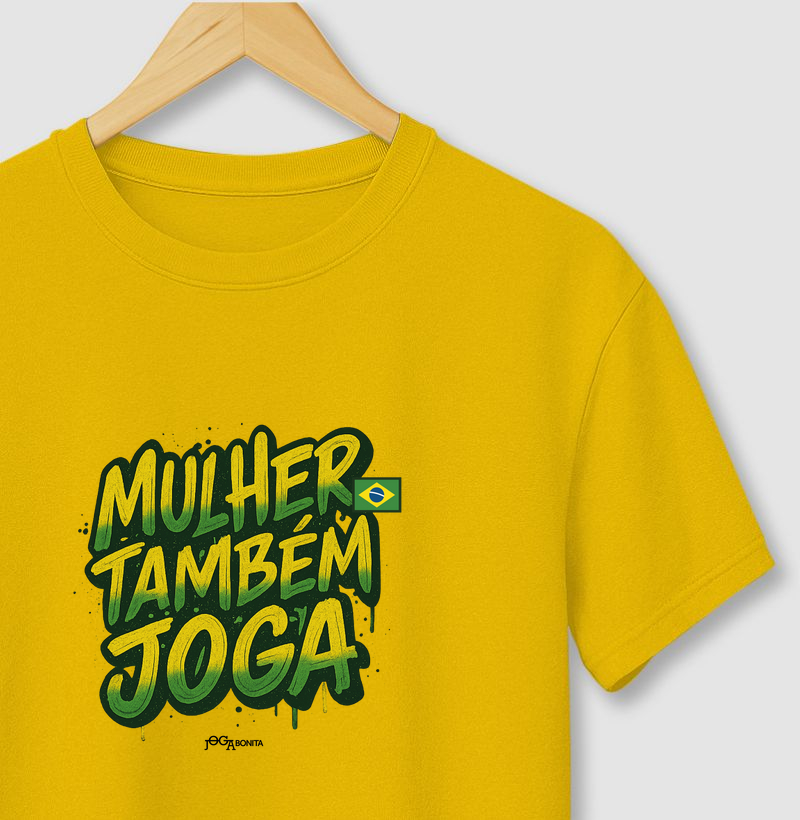 mulher também joga bola