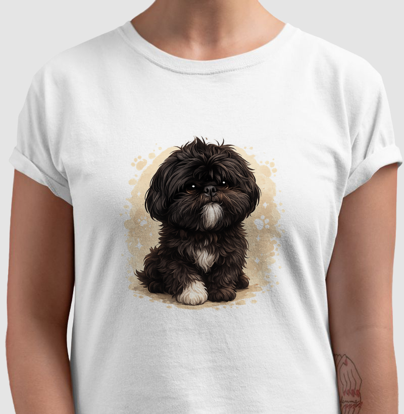 Camiseta Shih Tzu Black