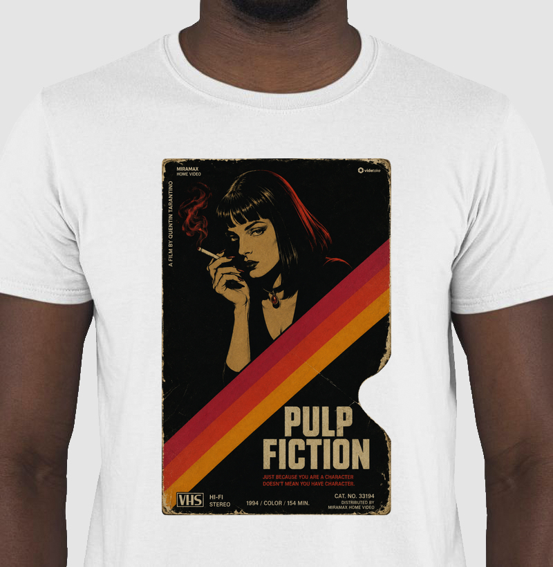 Pulp Fiction — Capa VHS Mia Wallace
