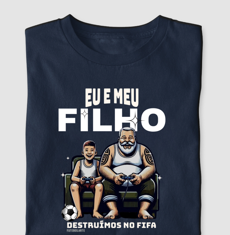 Eu e meu filho destruímos no Fifa