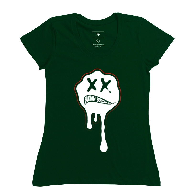 CAMISETA FEMININA ROSTO DERRETIDO SUETAM