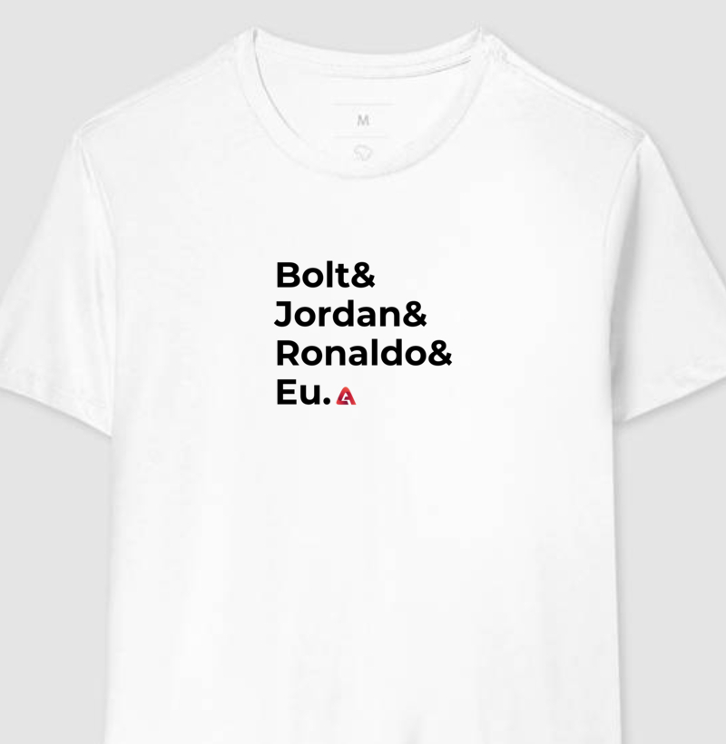 Camiseta Bolt, Jordan, Ronaldo - Atleta Pro