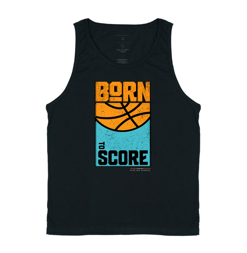Camiseta Masculina de Basquete Born to Score