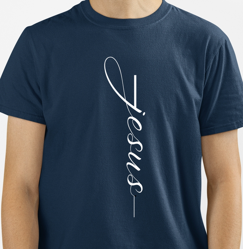 Jesus escrito vertical