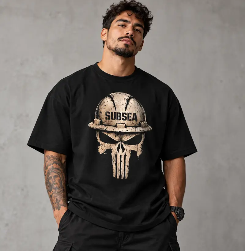 Caveira Subsea Punisher - Camiseta Oversized