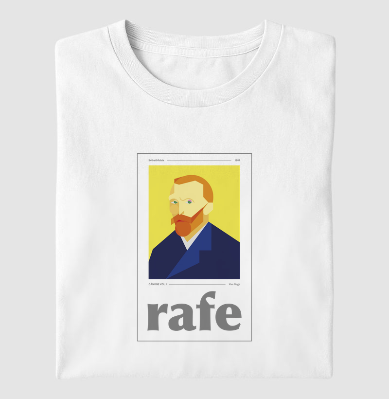 Camiseta Selbstbildnis - Vincent Van Gogh - Edição Assinatura