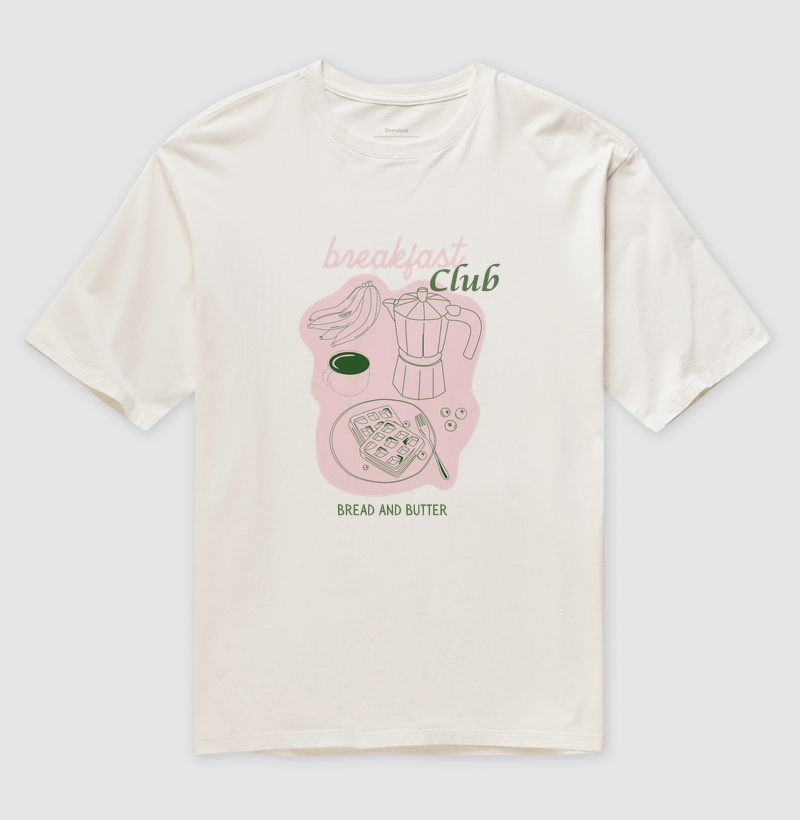 Camiseta Oversized Breakfast Club