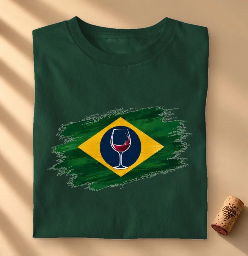 Camiseta Brasil & Vinho