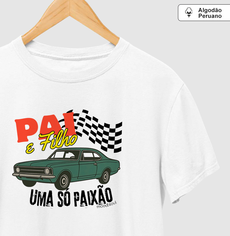 Pai e Filho - Camiseta Algodão Peruano