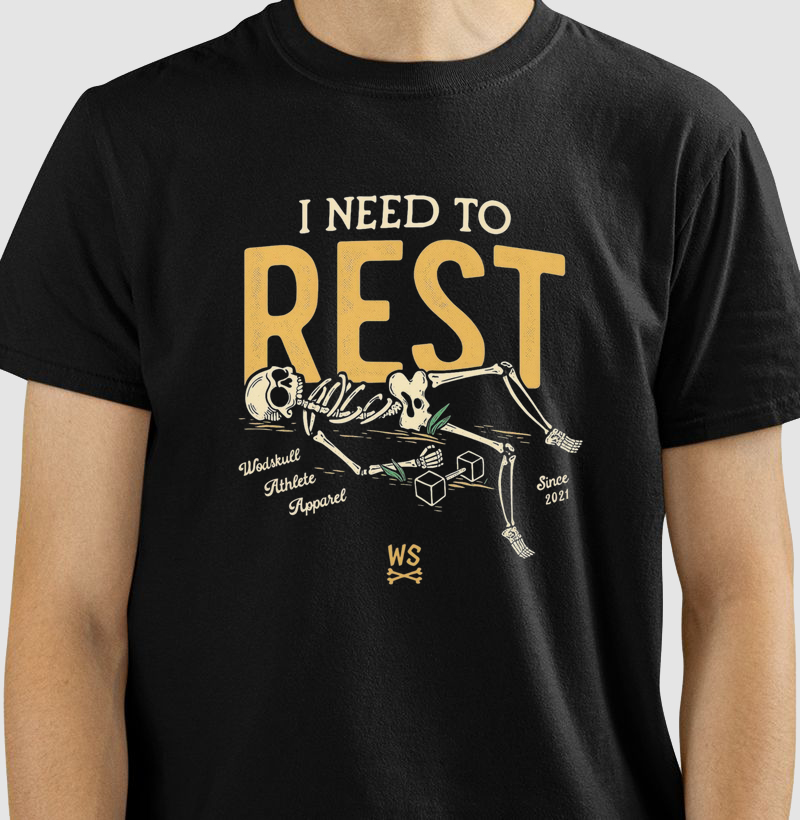 Camiseta Wodskull I Need To Rest