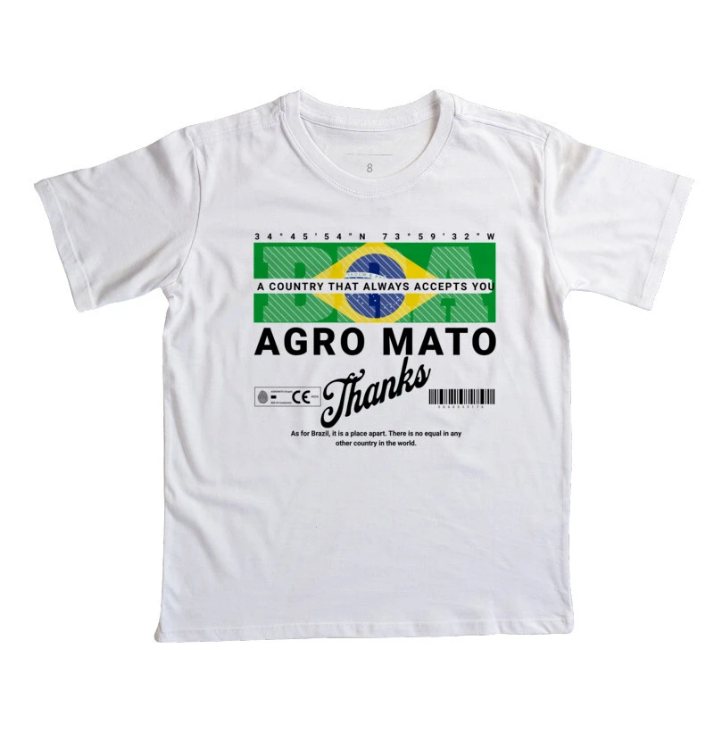 Camiseta Infantil Agro Mato