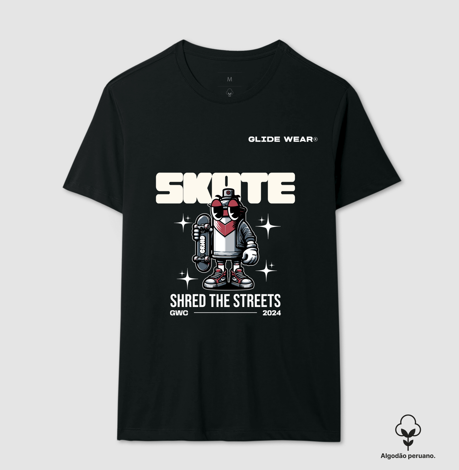 Camiseta Preta SHRED THE STREETS