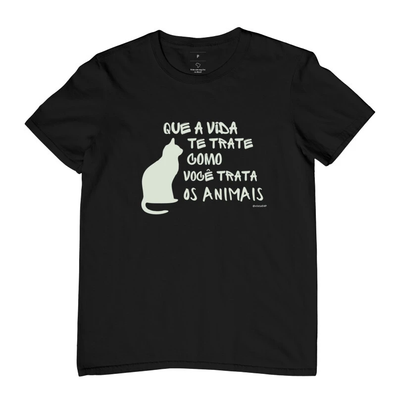 #003 - Que a vida te trate como você trata os animais - gato
