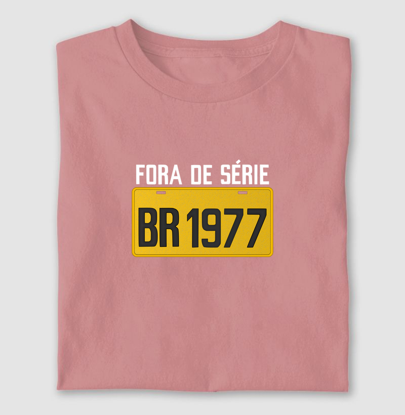 Placa Amarela Grande - Fora de Série 1977