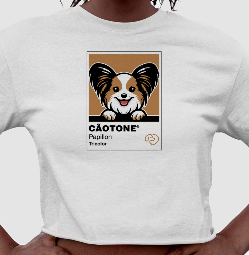 Cãotone Papillon Tricolor